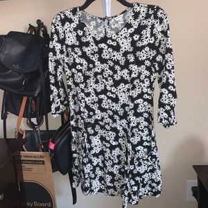 Black Floral Forever 21 Dress